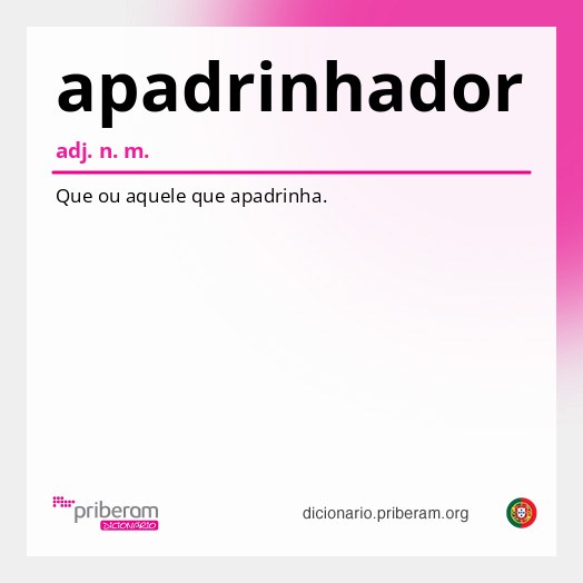 Significado de apadrinhador