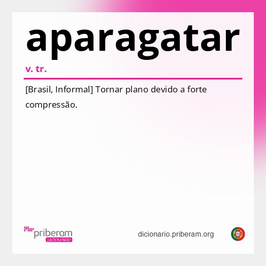 Significado de aparagatar