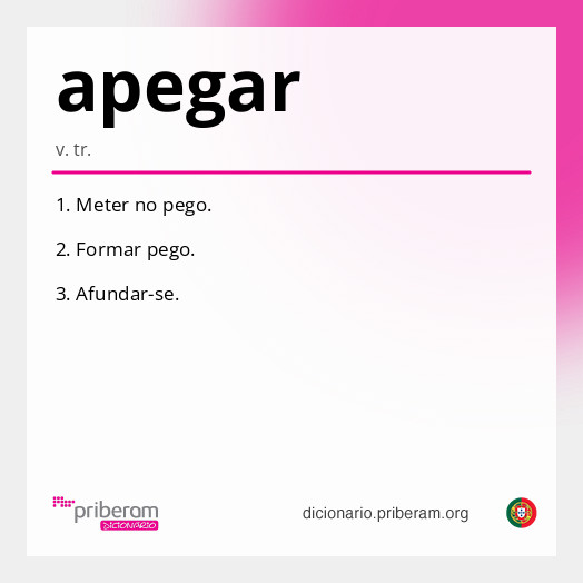 Significado de apegar