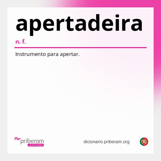 Significado de apertadeira