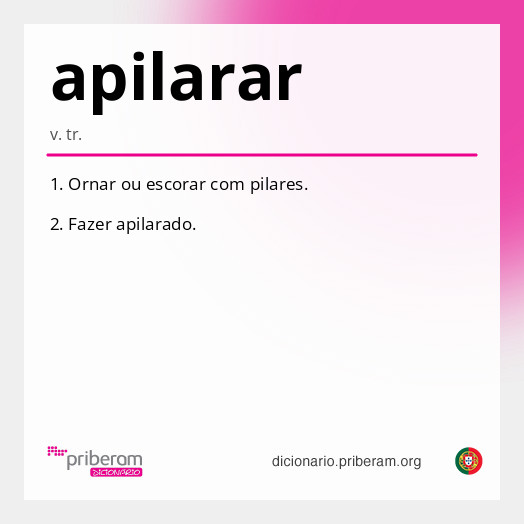 Significado de apilarar