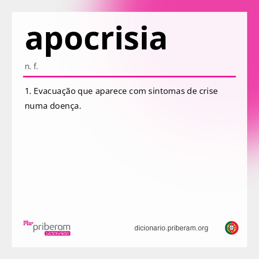 Significado de apocrisia
