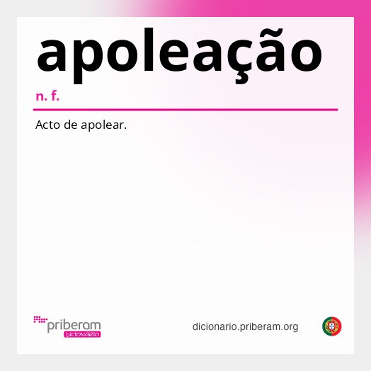 Significado de apoleação