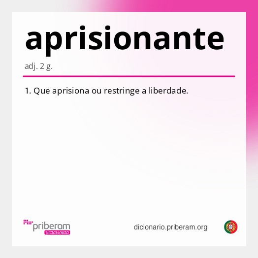 Significado de aprisionante