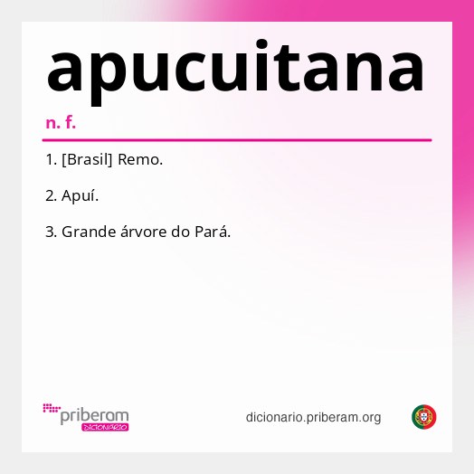 Significado de apucuitana
