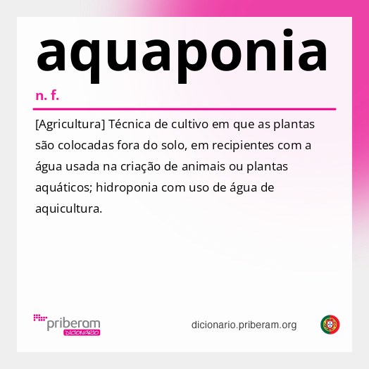 Significado de aquaponia