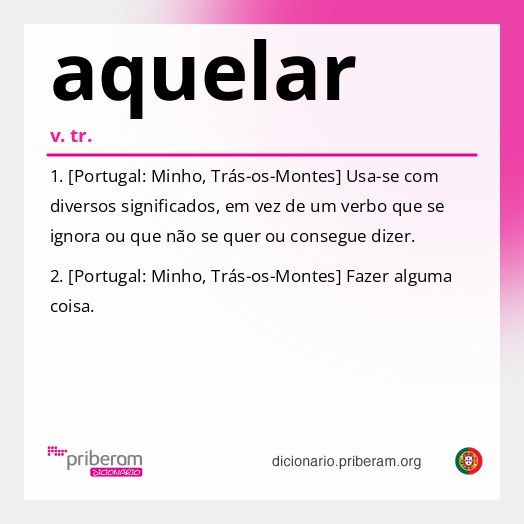 Significado de aquelar