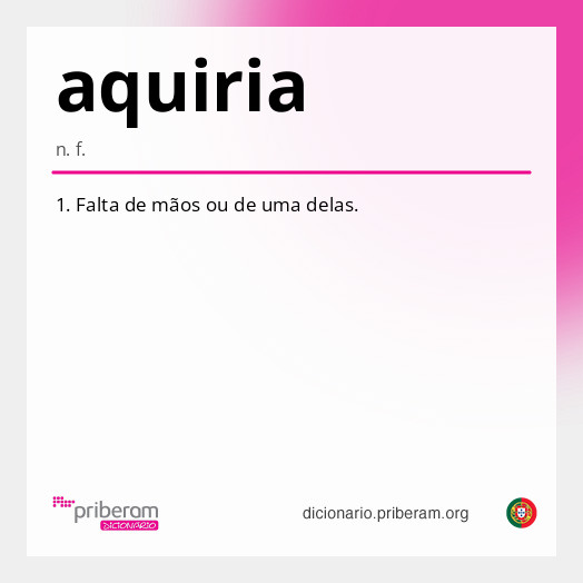 Significado de aquiria