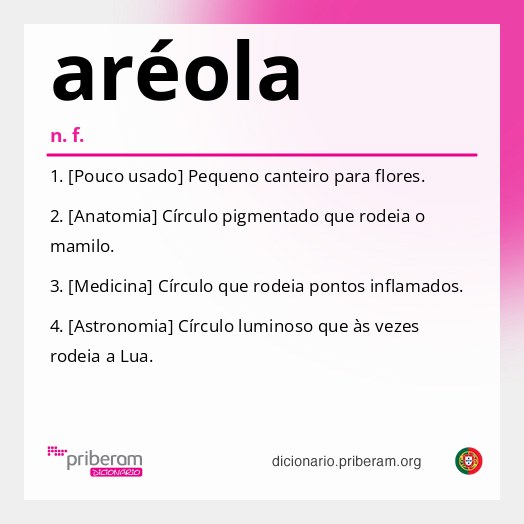 Significado de aréola