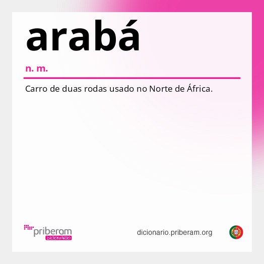 Significado de arabá