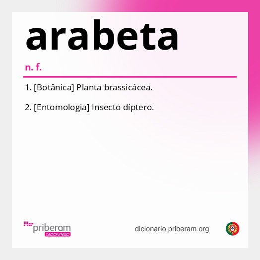 Significado de arabeta
