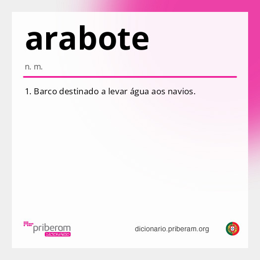Significado de arabote