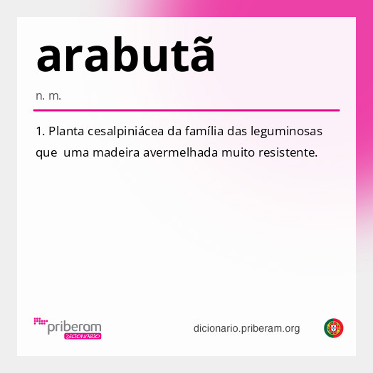 Significado de arabutã