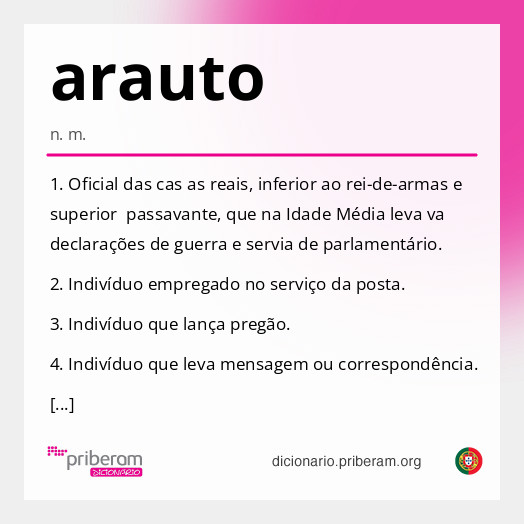 Significado de arauto