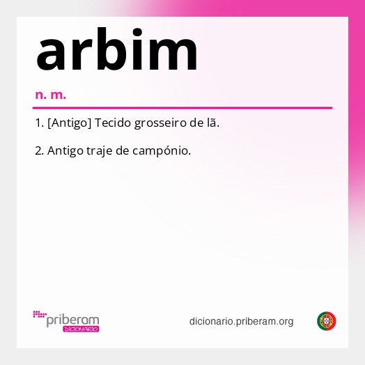 Significado de arbim