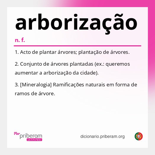 Significado de arborização