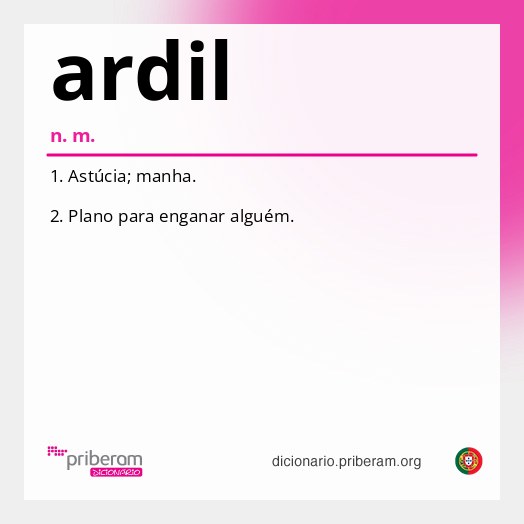 Significado de ardil
