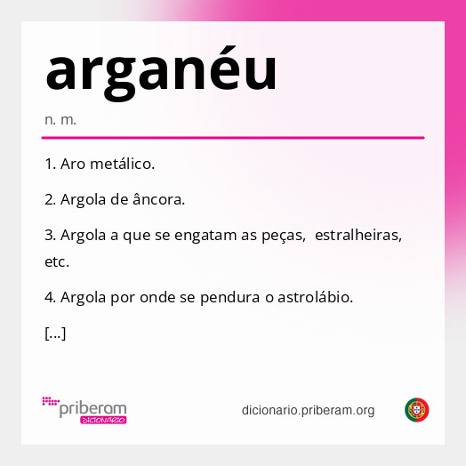 Significado de arganéu