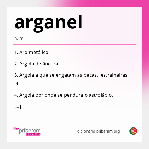 Significado de arganel
