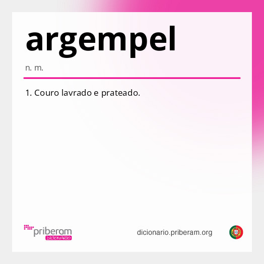 Significado de argempel