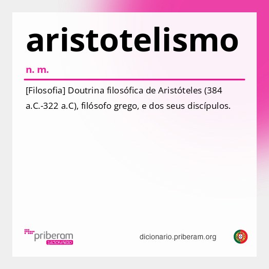 Significado de aristotelismo