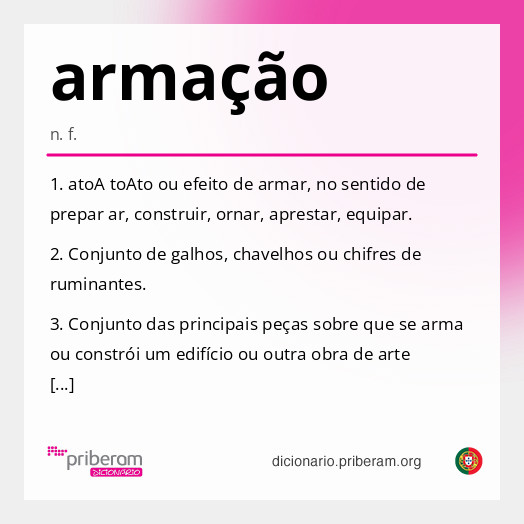 Significado de armação