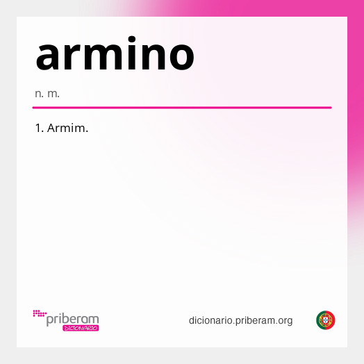 Significado de armino