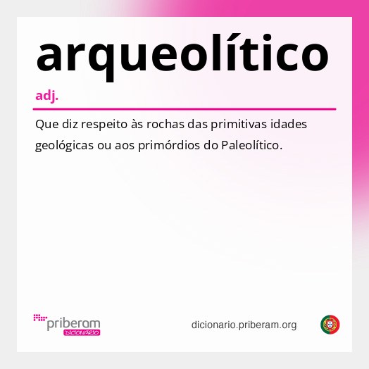 Significado de arqueolítico
