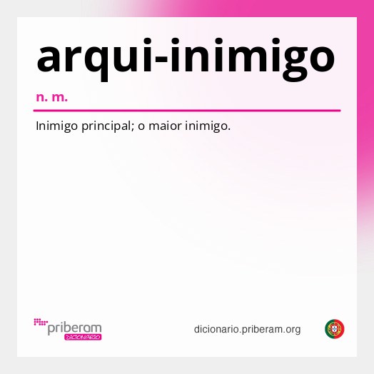 Significado de arqui-inimigo