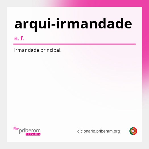 Significado de arqui-irmandade