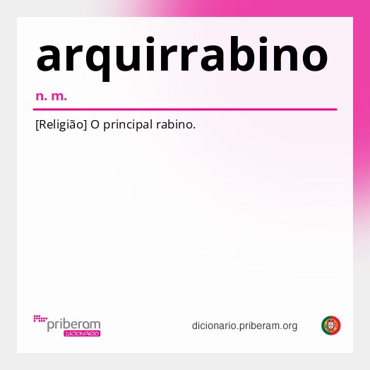 Significado de arquirrabino