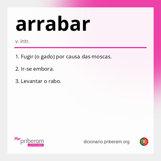 Significado de arrabar