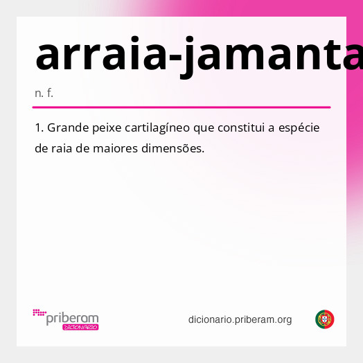 Significado de arraia-jamanta