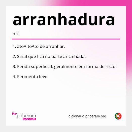 Significado de arranhadura
