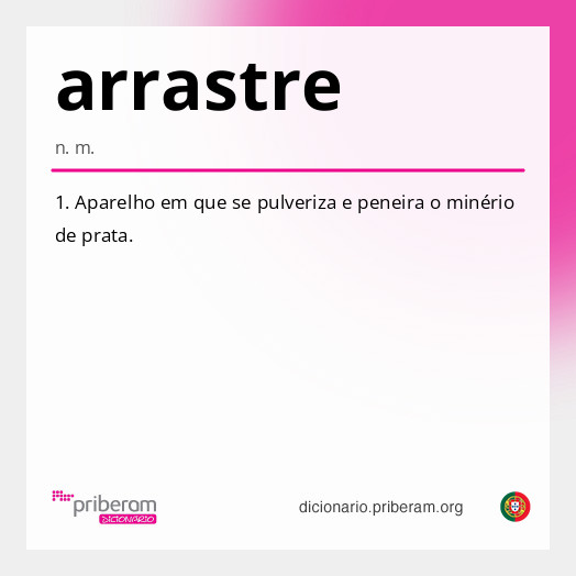 Significado de arrastre