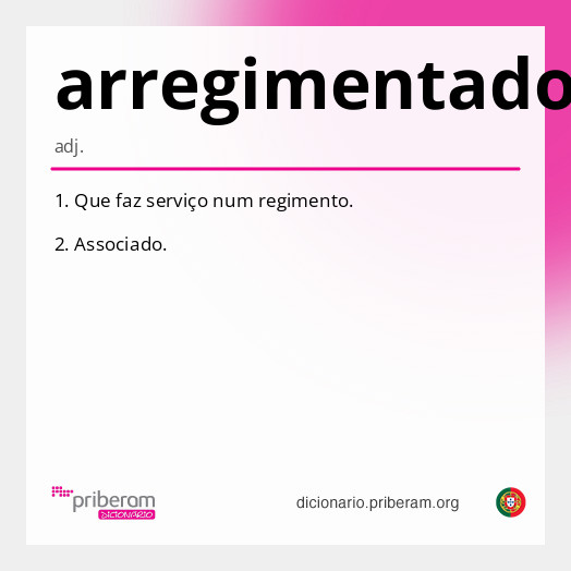 Significado de arregimentado