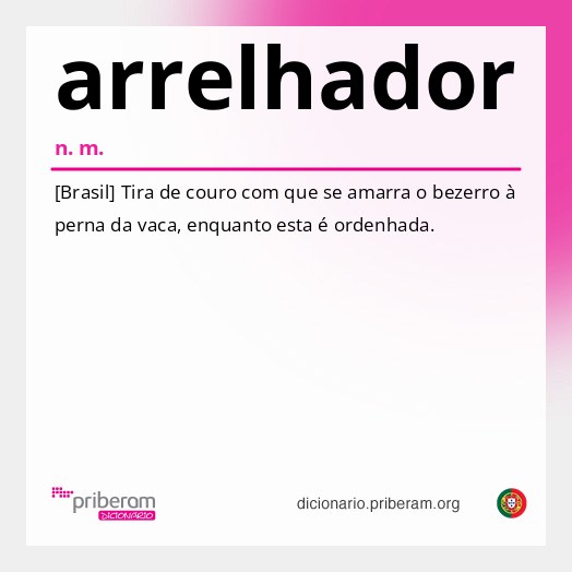 Significado de arrelhador