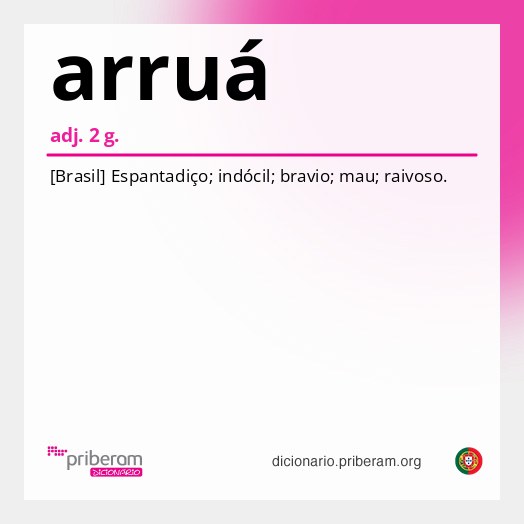 Significado de arruá