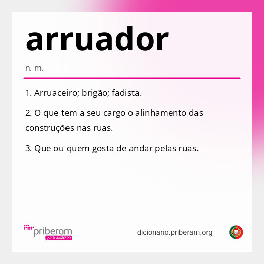 Significado de arruador