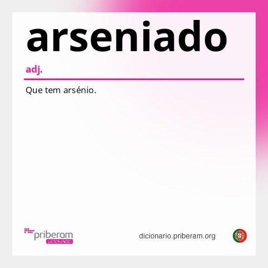 Significado de arseniado