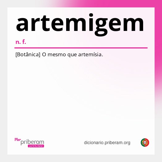 Significado de artemigem