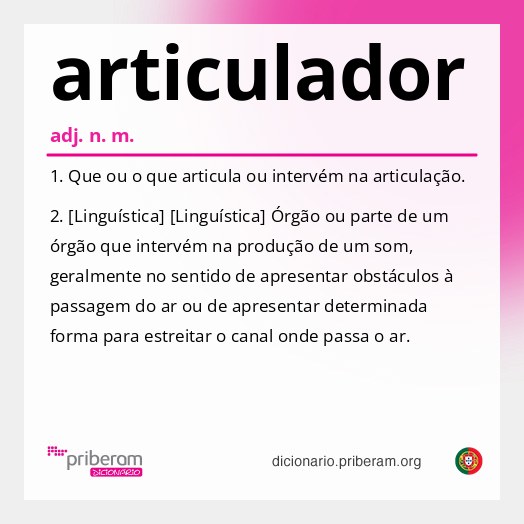 Significado de articulador