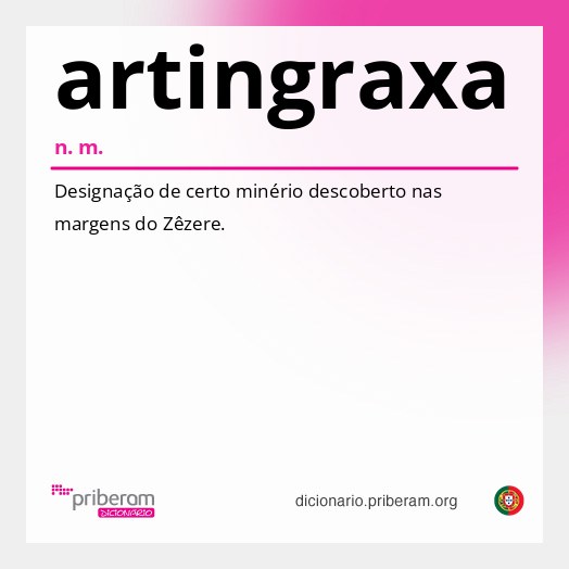 Significado de artingraxa