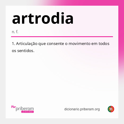 Significado de artrodia
