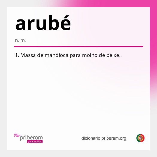 Significado de arubé