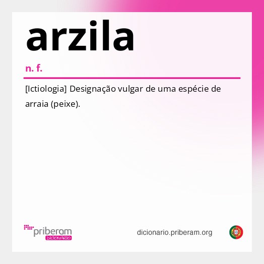 Significado de arzila