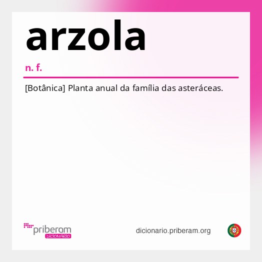 Significado de arzola