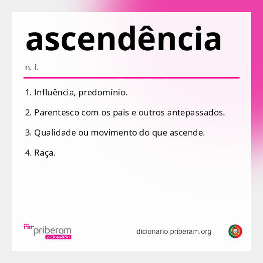 Significado de ascendência