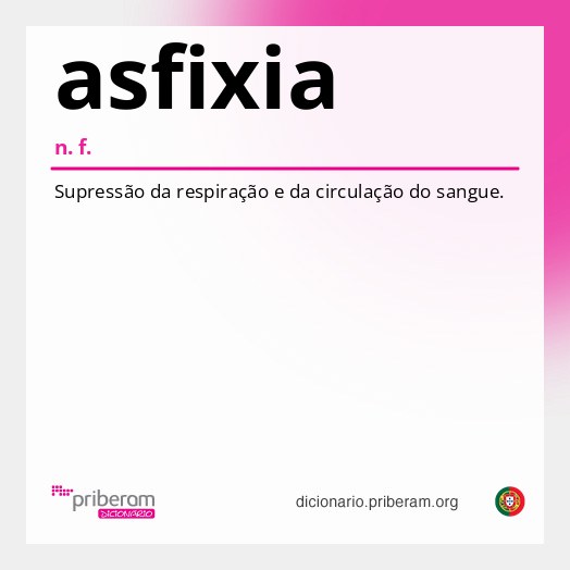 Significado de asfixia