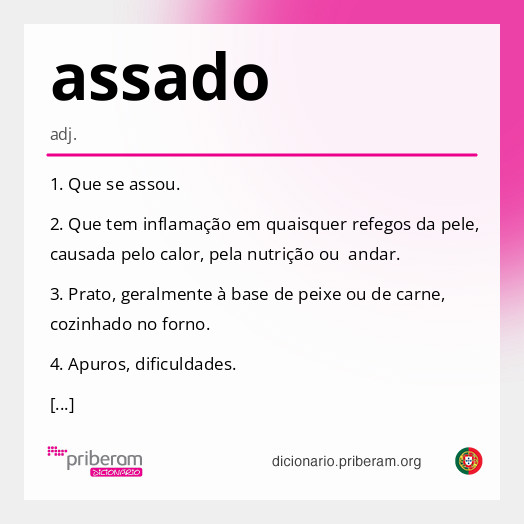 Significado de assado